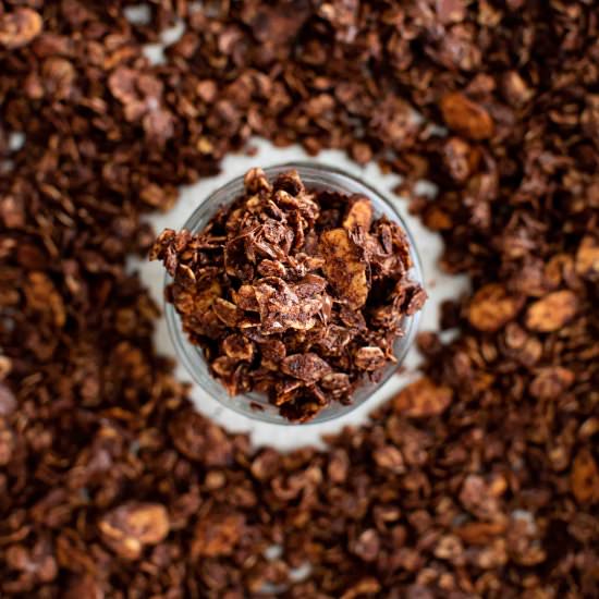 Chocolate Granola - Recipe photo by pepperdelight