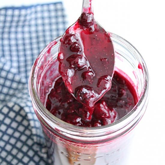 Mixed Berry Jam - Recipe photo by Table for 7