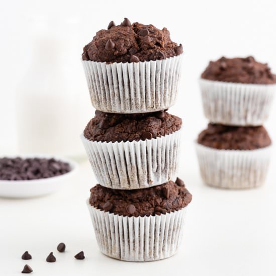 Double Chocolate Banana Muffins - Recipe photo by purelykaylie