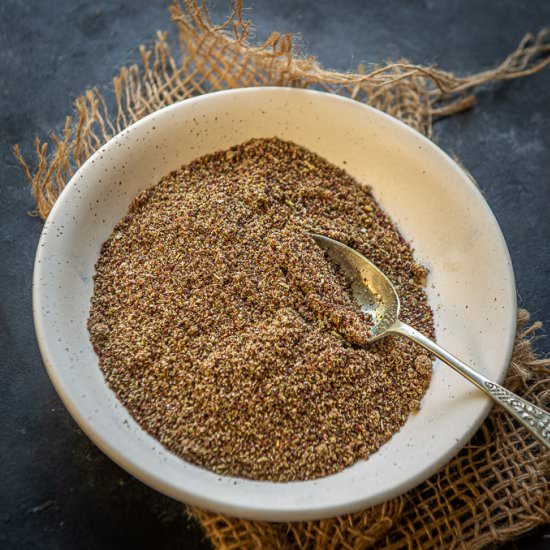 Zaatar Spice Mix - Recipe photo by Whiskaffair