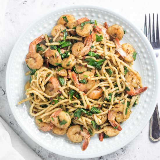 Palmini Pasta Shrimp Stir Fry - Recipe photo by lowcarbafrica