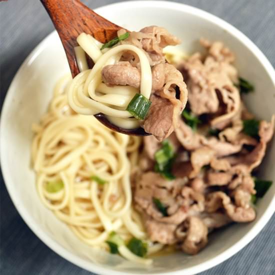 Beef Udon - Recipe photo by Jaja Bakes
