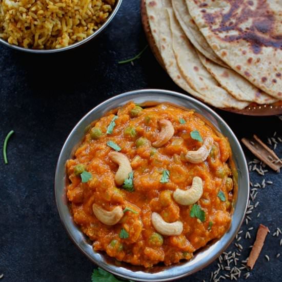 Vegan Cashew Curry - Recipe photo by Madhus Everyday Indian