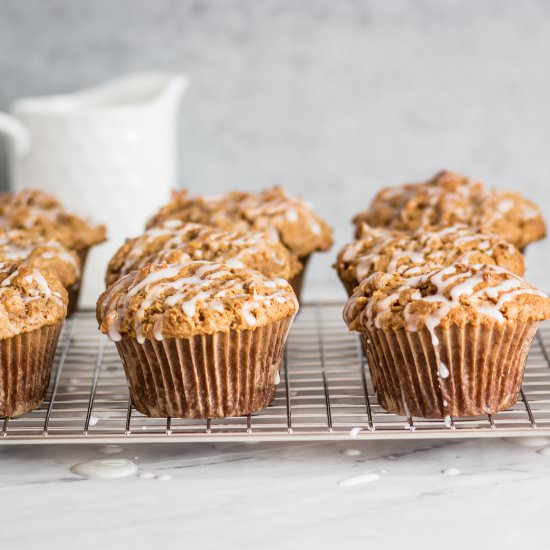 Gluten Free Apple Carrot Muffins - Recipe photo by smallfarmbiglife