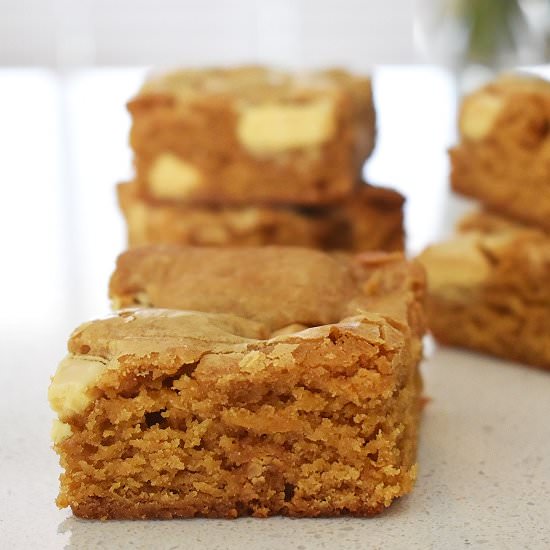 Caramilk Brownies - Recipe photo by lightscamerabake