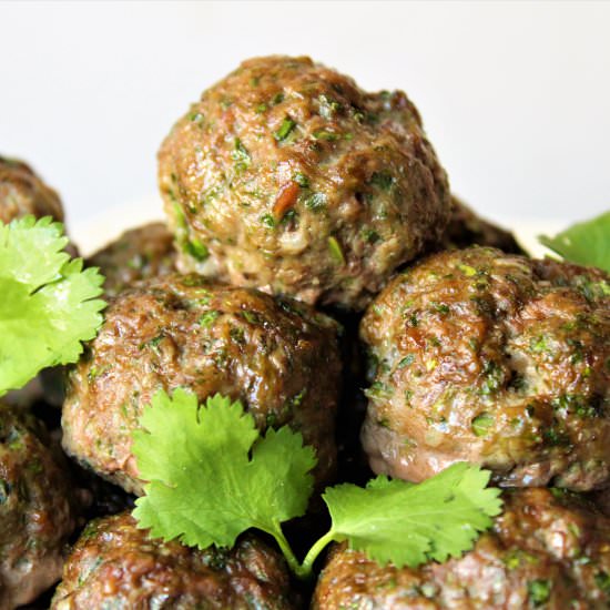 Egyptian Kofta Meatballs - Recipe photo by eyesclosedcooking