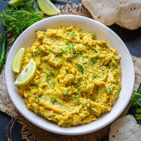 Pithla - Recipe photo by Whiskaffair