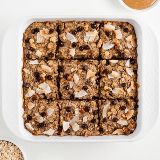 Chunky Monkey Baked Oatmeal (Vegan) - Recipe photo by purelykaylie
