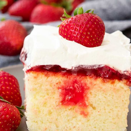 Strawberry Poke Cake - Recipe photo by Gonna Want Seconds
