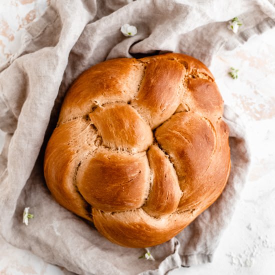 Vegan Challah Bread - Recipe photo by thebananadiaries