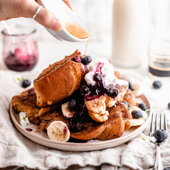 Vegan French Toast - Recipe photo by thebananadiaries