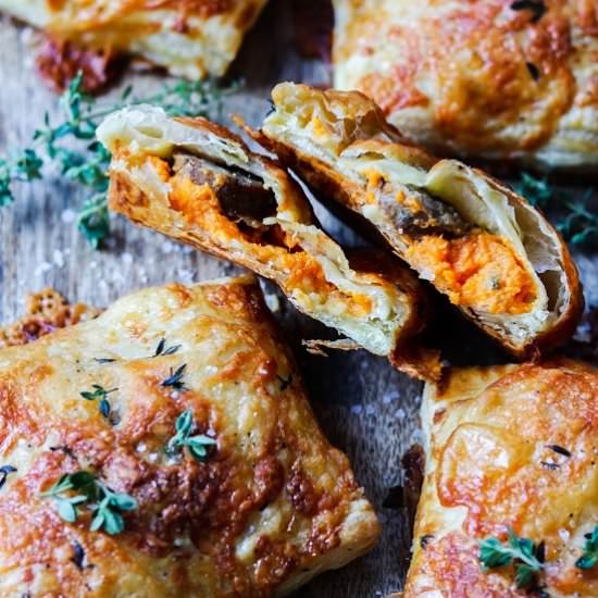 bangers & sweet potato hand pies - Recipe photo by Give it Some Thyme