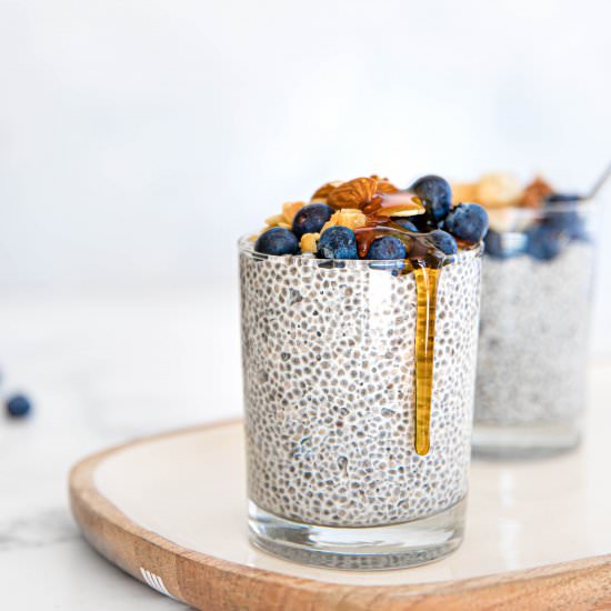 Blueberry Coconut Chia Pudding - Recipe photo by baking-ginger