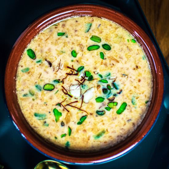 Motichoor Kheer – Laddu Ki Kheer - Recipe photo by Anu@MyGingerGarlicKitchen