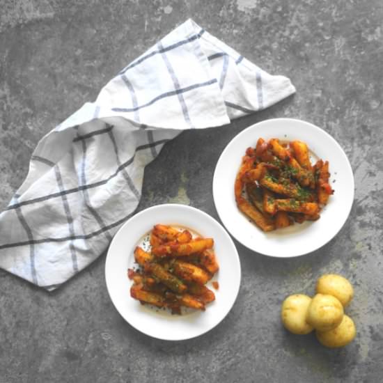 Masala Chips from Kenya - Recipe photo by choptime