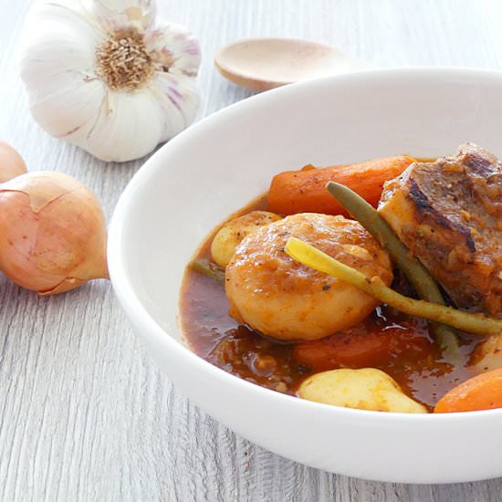 Navarin-style lamb - Recipe photo by menunature