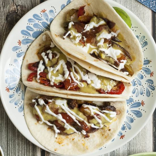Vegan Fajitas with Portobello - Recipe photo by MyPurePlants