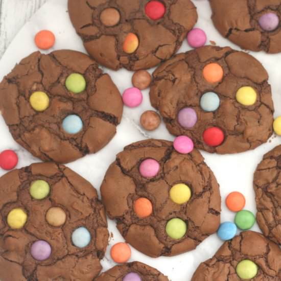 Smarties cookies - Recipe photo by Cooking with my kids