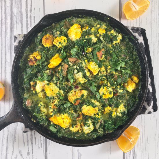Palak Paneer with Homemade Paneer - Recipe photo by summeryule.com