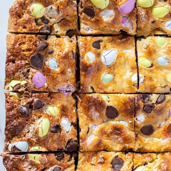 Mini Egg Cookie Bars - Recipe photo by whippeditup