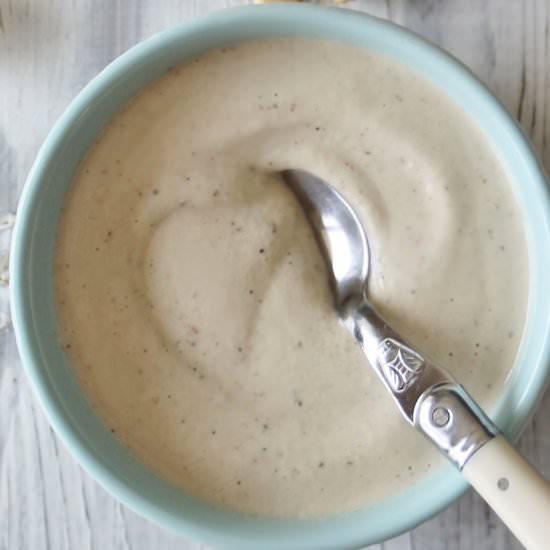 Savory Vegan Cashew Cream - Recipe photo by Inspired Edibles