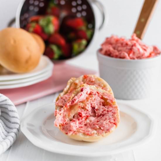 Strawberry Butter - Recipe photo by megseverydayindulgence