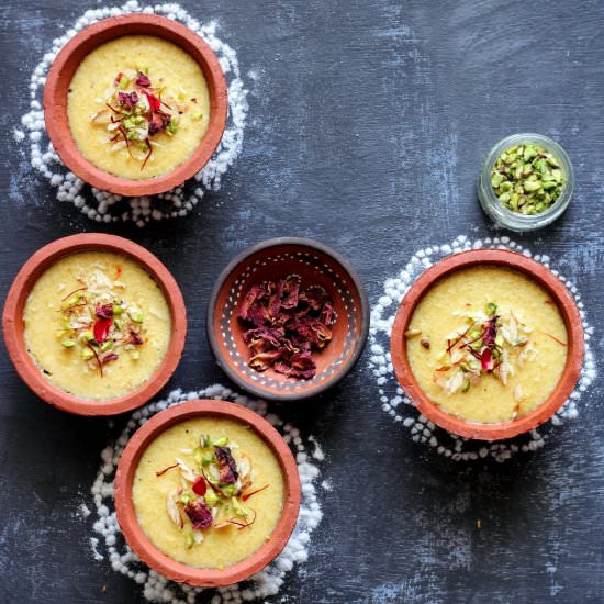 kesari phirni - Recipe photo by easyfoodsmith