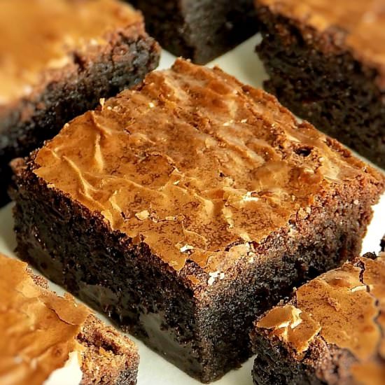 Brownies without Cocoa Powder - Recipe photo by pastryandbeyond