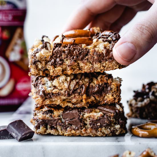 Sweet & Salty Cereal Snack Bars - Recipe photo by kickassbaker