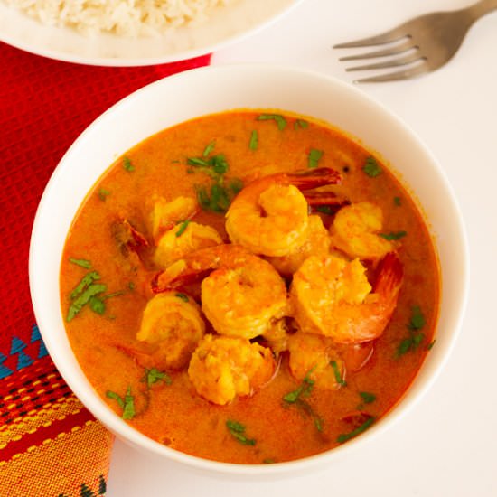 Coconut Shrimp Curry Recipe - Recipe photo by celebratingflavors