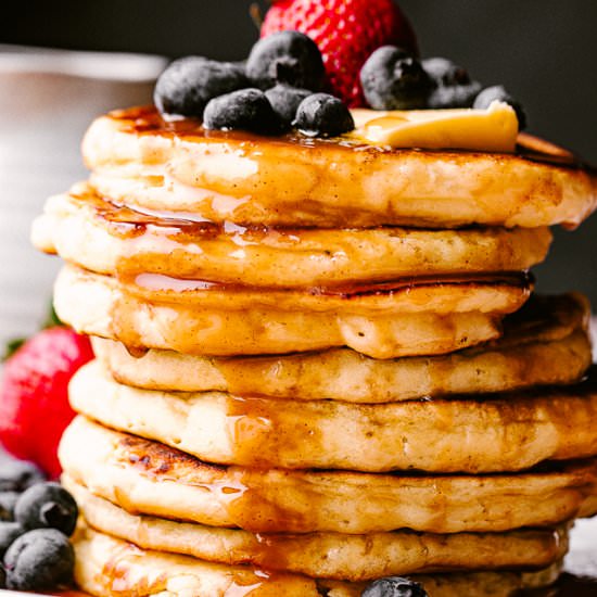 Fluffy Pancakes - Recipe photo by easyweeknightrecipes