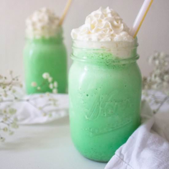 Homemade Shamrock Shake - Recipe photo by thebakersalmanac
