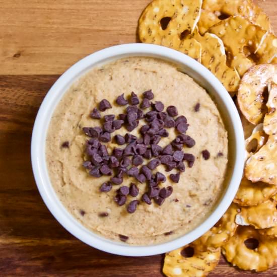 Chocolate Chip Dessert Hummus - Recipe photo by HealthyHelper