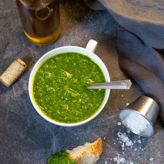 Herb Oil - Recipe photo by pageandplate