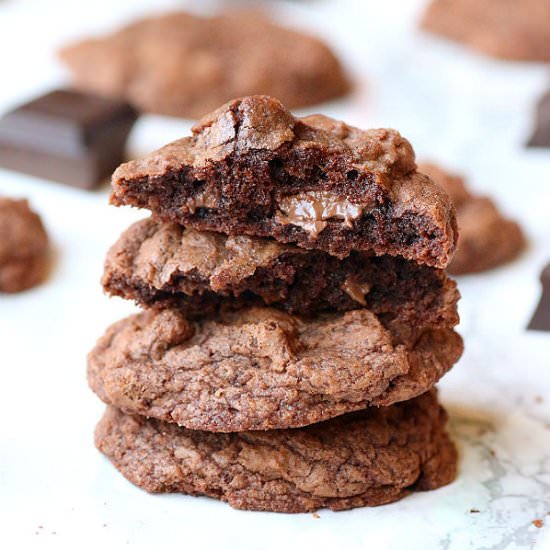 Double Chocolate Mint Cookies - Recipe photo by DomesticDreamboat
