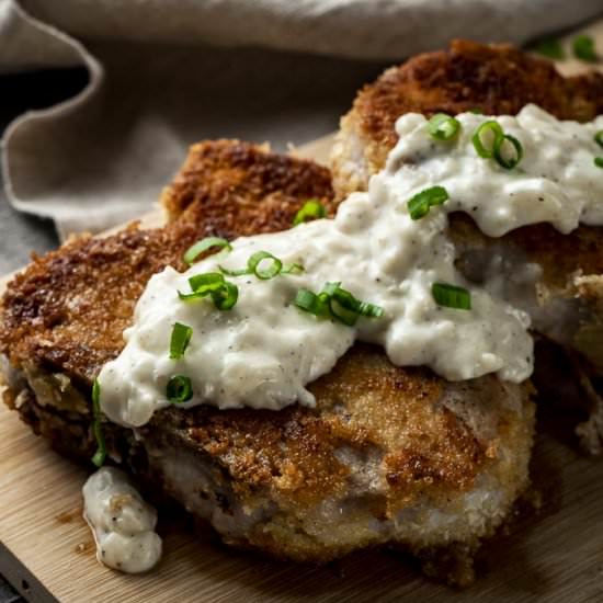 Pan Fried Pork Chops - Recipe photo by Went Here 8 This