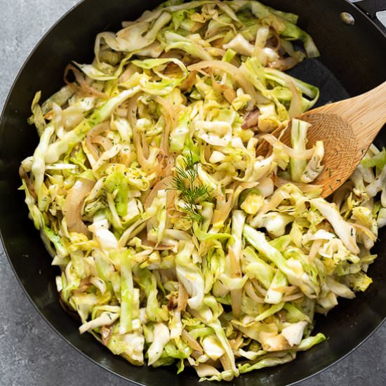 Simple Sautéed Cabbage - Recipe photo by flavorthemoments