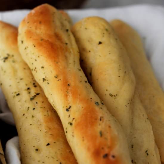 Rustic Italian Breadsticks - Recipe photo by Pallet and Pantry