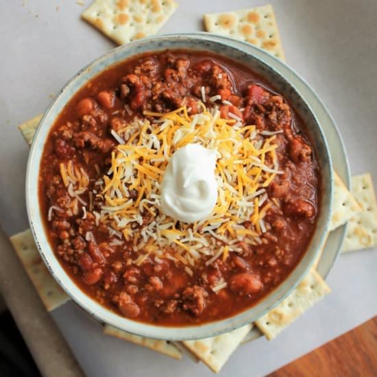 Best Bowl of Red (Awesome Chili) - Recipe photo by MyRecipeReviews