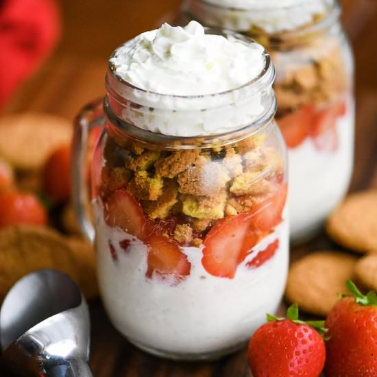Strawberry & Lemon Ice Cream Trifle - Recipe photo by dudethatcookz