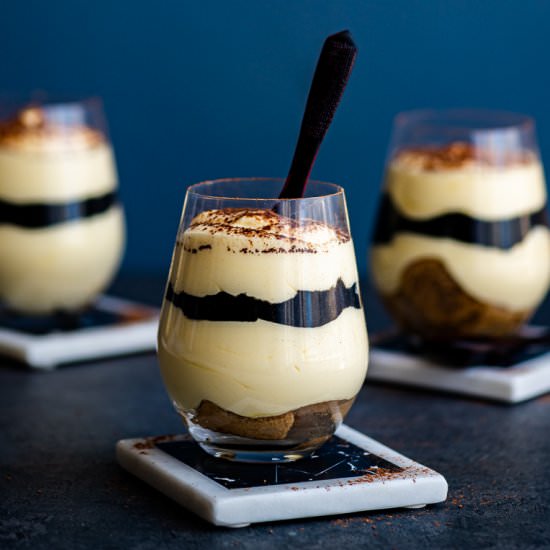 Black Sesame Tiramisu - Recipe photo by heinstirred