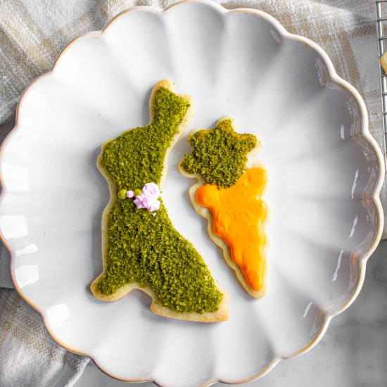 Moss Bunny Cookies - Recipe photo by owlbbaking