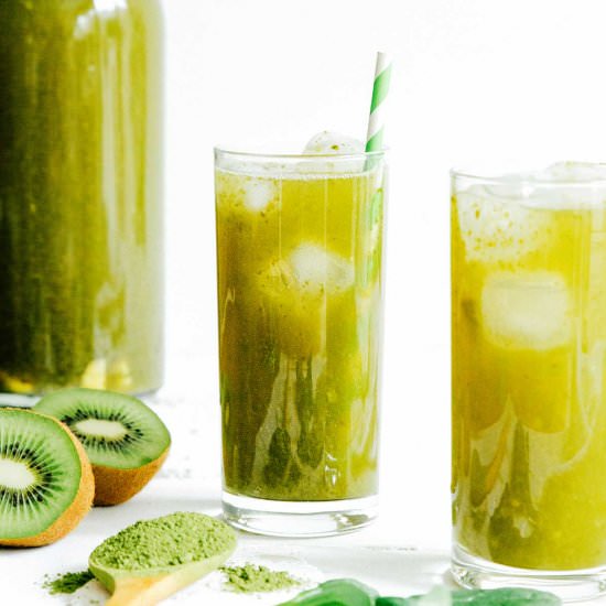 Green Goddess Kombucha - Recipe photo by liveeatlearn