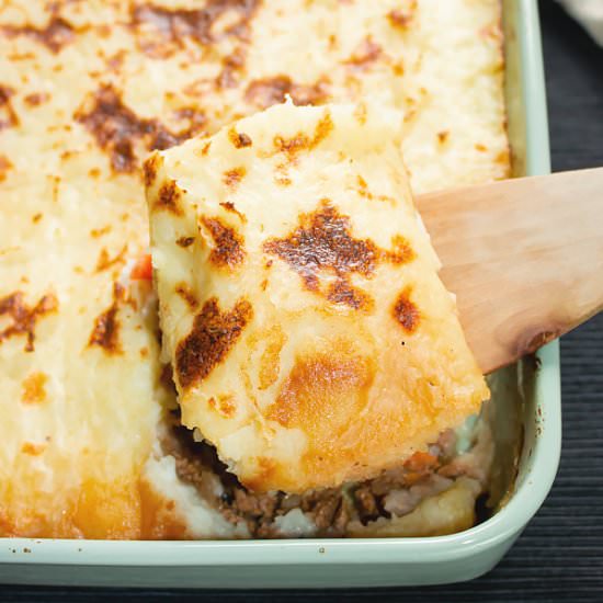 Shepherd’s pie with Ground Beef - Recipe photo by MasalaHerb