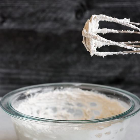 Coconut Whipped Cream - Recipe photo by CleanPlateMama