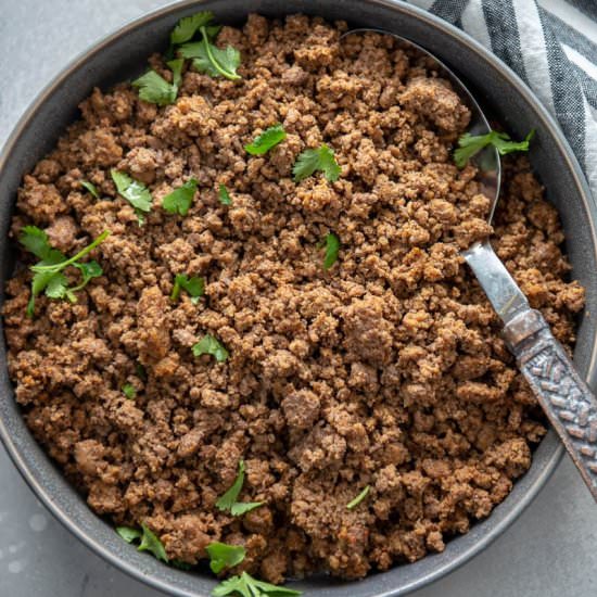 Taco Meat With Seasoning - Recipe photo by garnishedplate