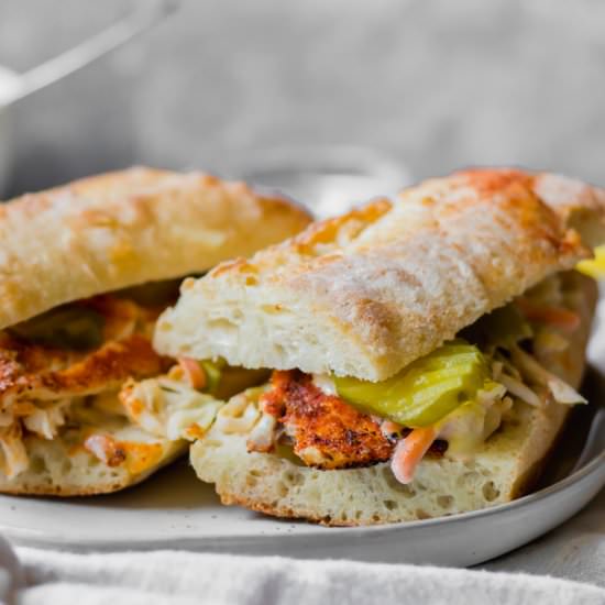 blackened fish sandwich - Recipe photo by simplegraytshirt