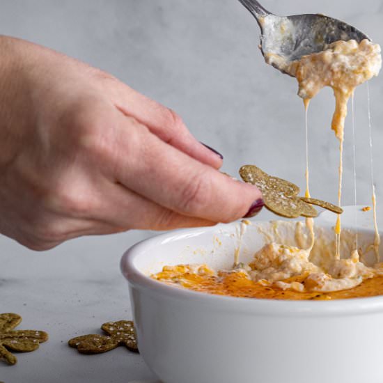 Shamrock Chips and Jalapeno Dip - Recipe photo by Aredspatula