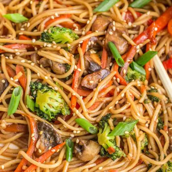 Vegetable Lo Mein - Recipe photo by ValentinasCorner