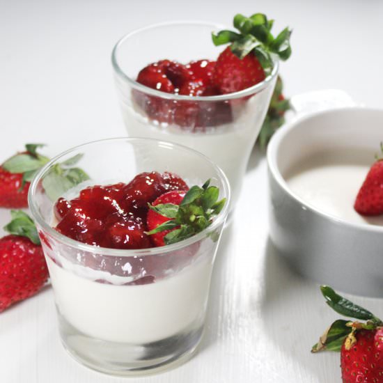 Panna cotta - Recipe photo by hornoMX